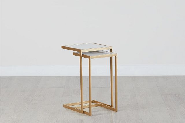 Sorrento Gold Marble Nesting Tables (0)