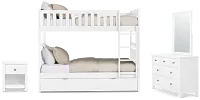 Charleston White Bunk Bed Storage Bedroom