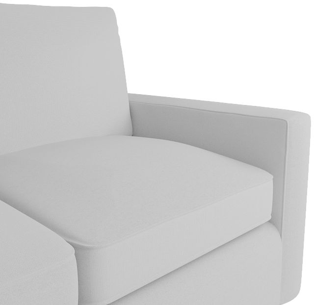 Siesta Suave White Fabric Memory Foam Sleeper