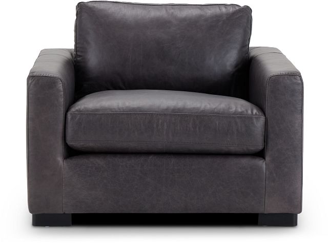 Bohan Black Leather Chair