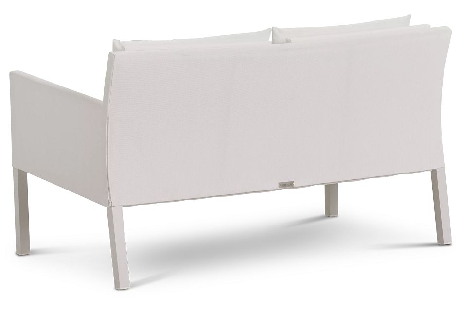 Lisbon2 White Sofa, (3)