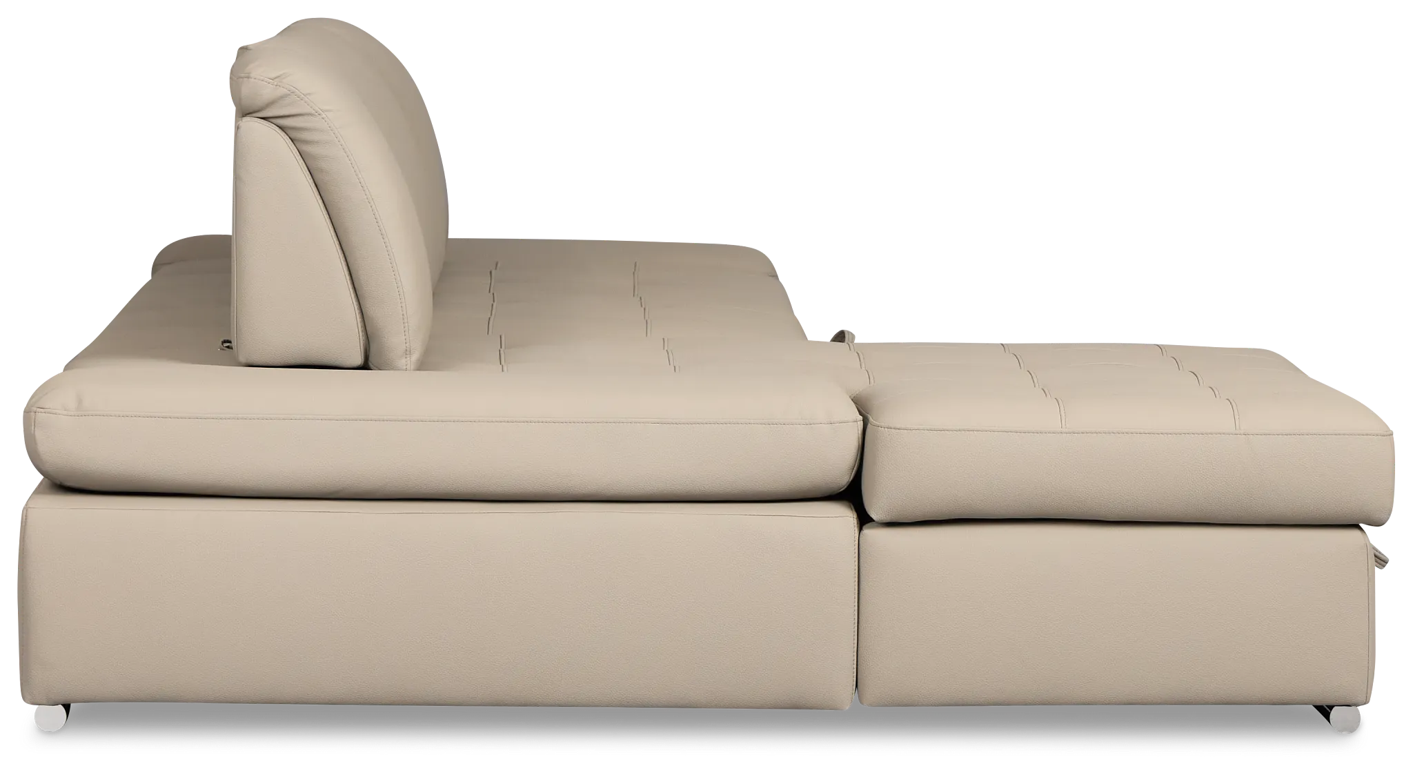 Eden Gray Micro Left Chaise Sleeper Sectional