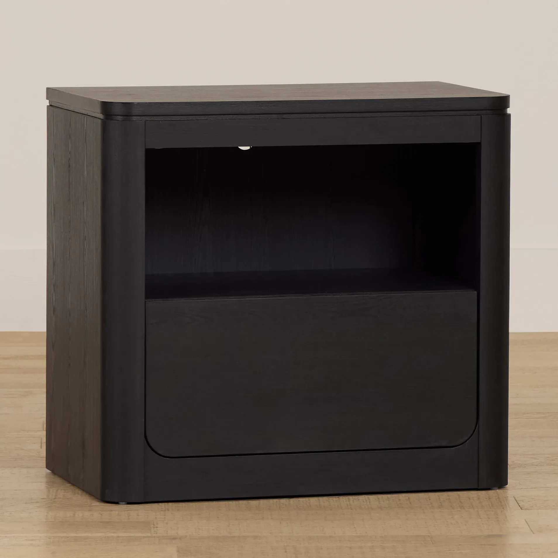 Emory Black Nightstand