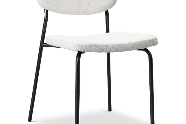 Andover White Upholstered Side Chair