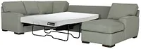 Austin Green Cool Mfoam Right Chaise Memory Foam Sleeper Sectional