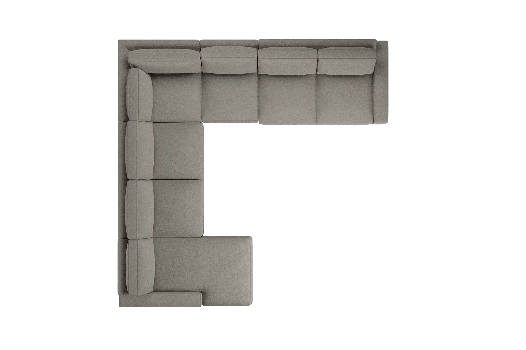 Edgewater Maguire Pewter Large Left Chaise Sectional Edgewater Maguire Pewter Large Left Chaise Sectional