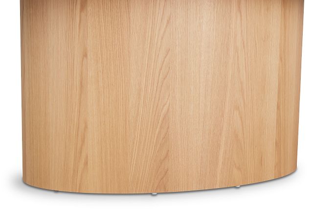 Nomad Light Tone 94" Oval Table