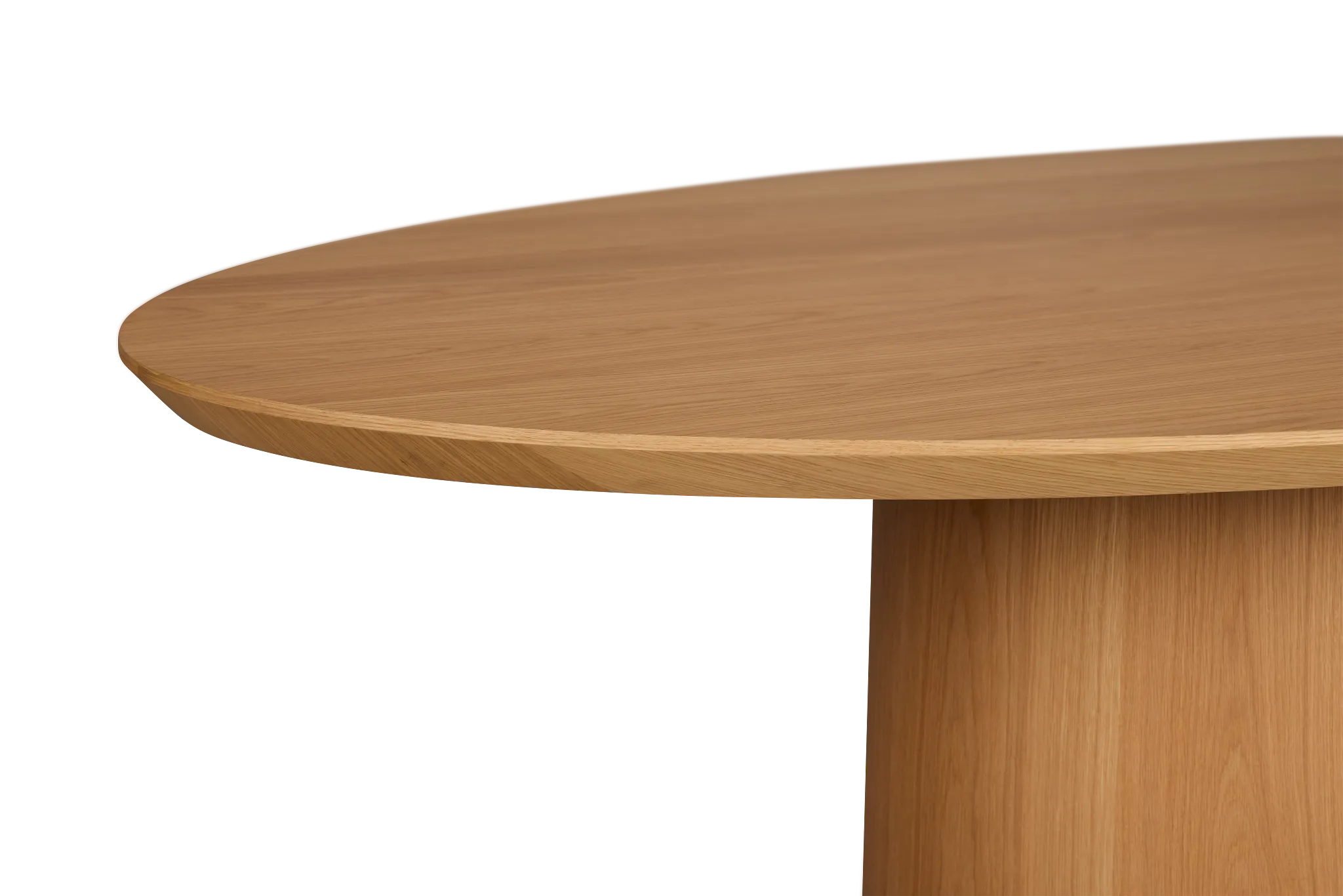 Nomad Light Tone 94" Oval Table