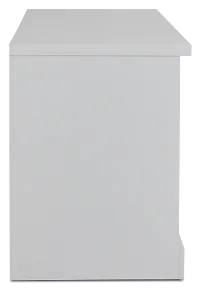 Newport White 76" Tv Stand