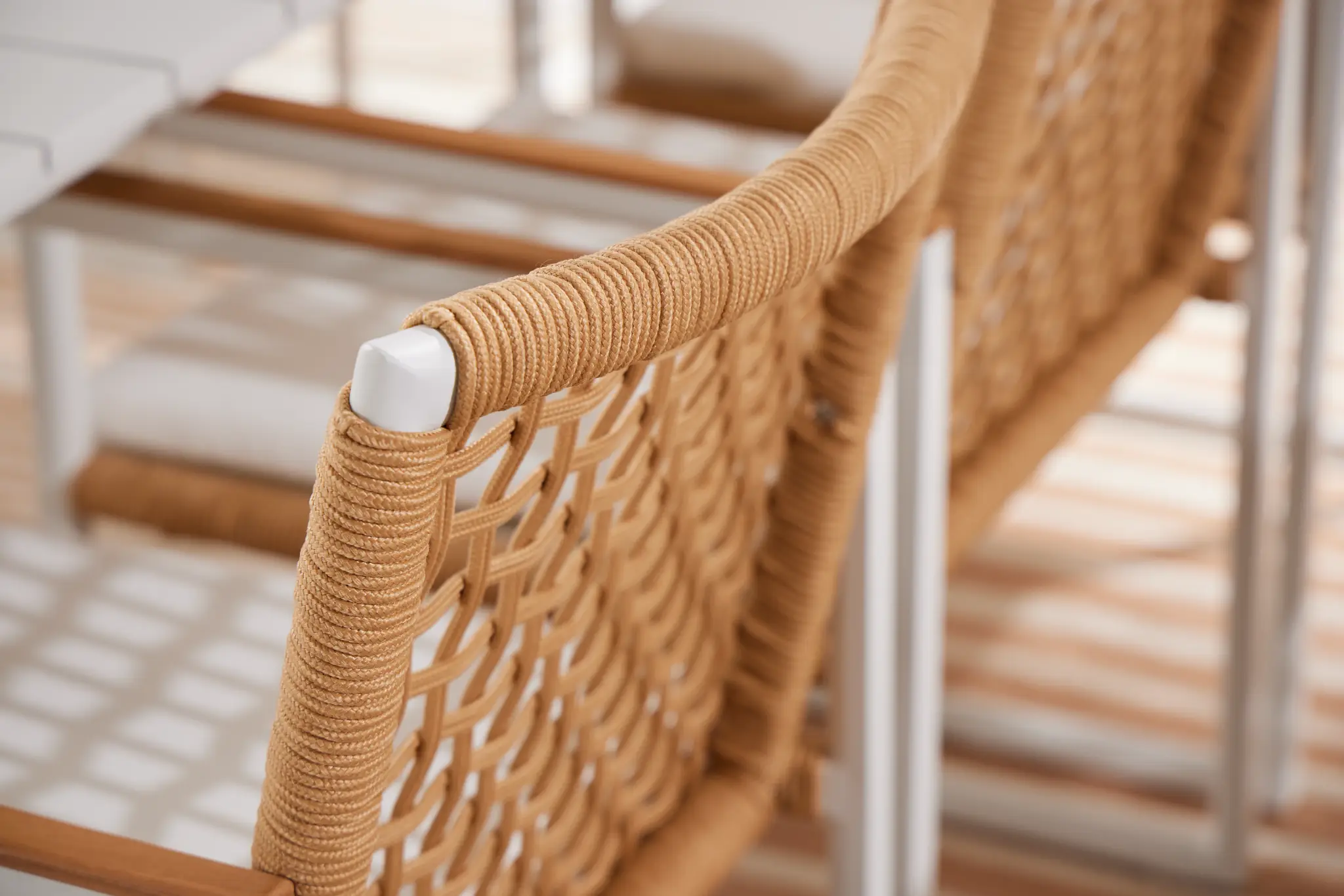 Sunrise White Teak Arm Chair Sunrise White Teak Arm Chair