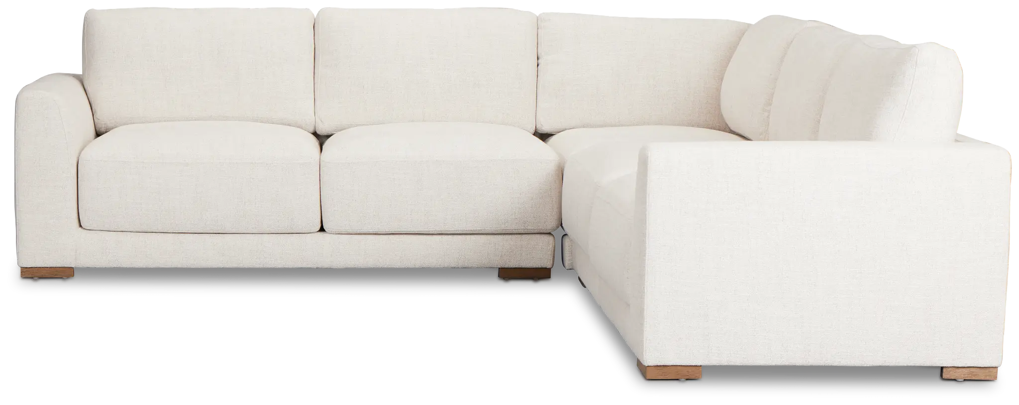 Maeve Light Beige Fabric Small Two-arm Sectional Maeve Light Beige Fabric Small Two-arm Sectional