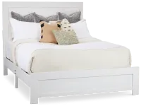 Ollie White Panel Bed