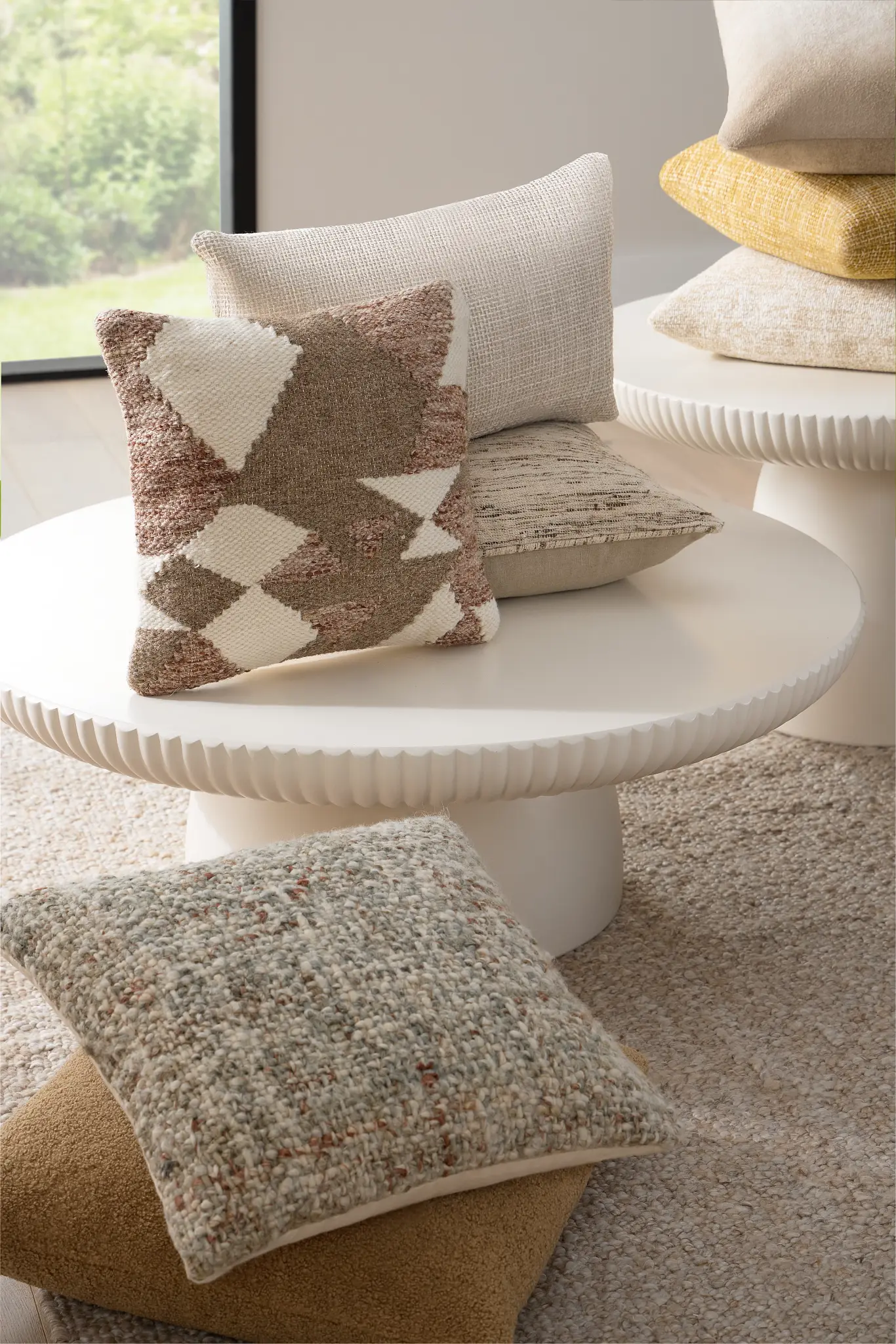 Sena Taupe 16" Accent Pillow Sena Taupe 16" Accent Pillow