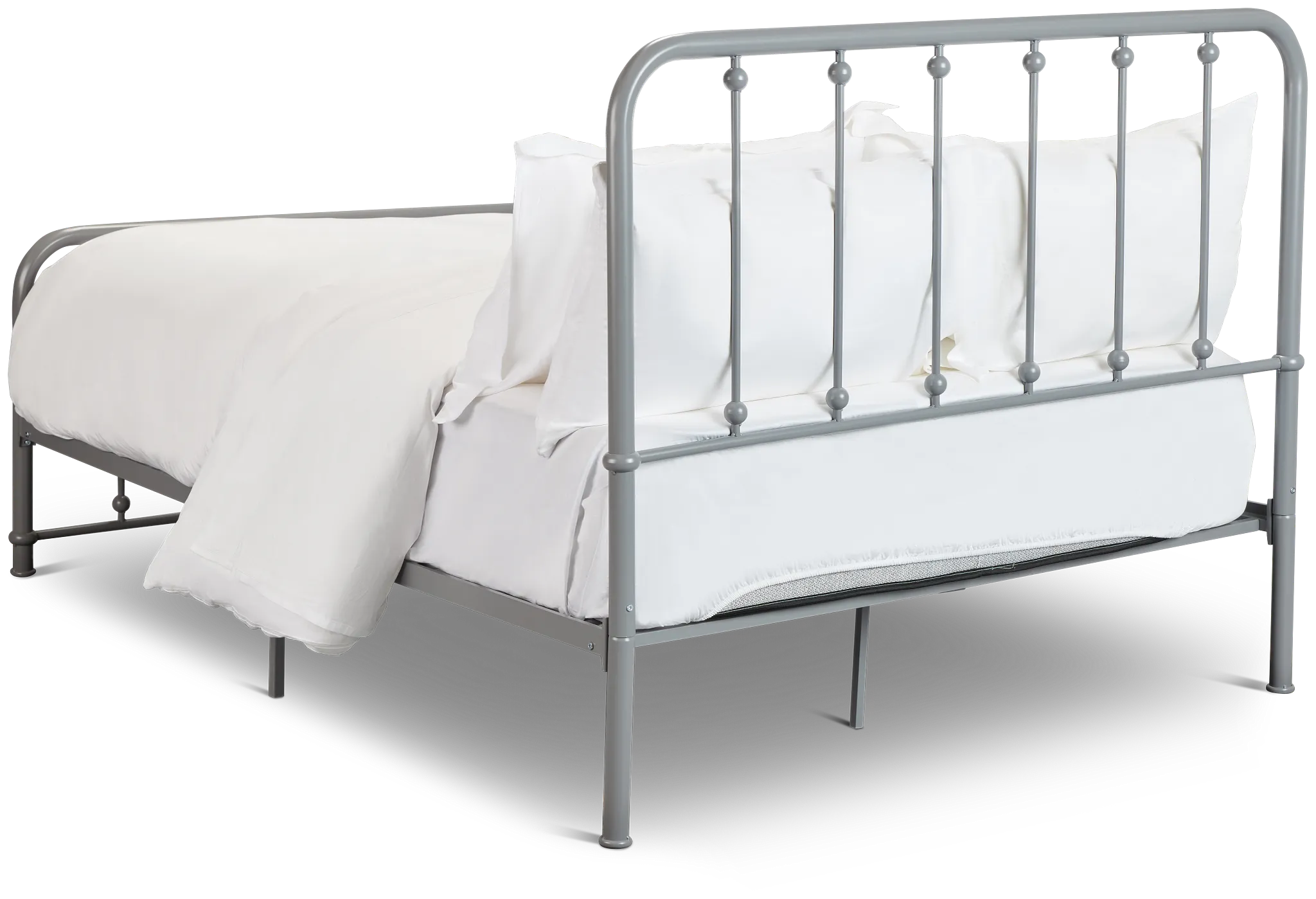 Rory Gray Metal Panel Bed