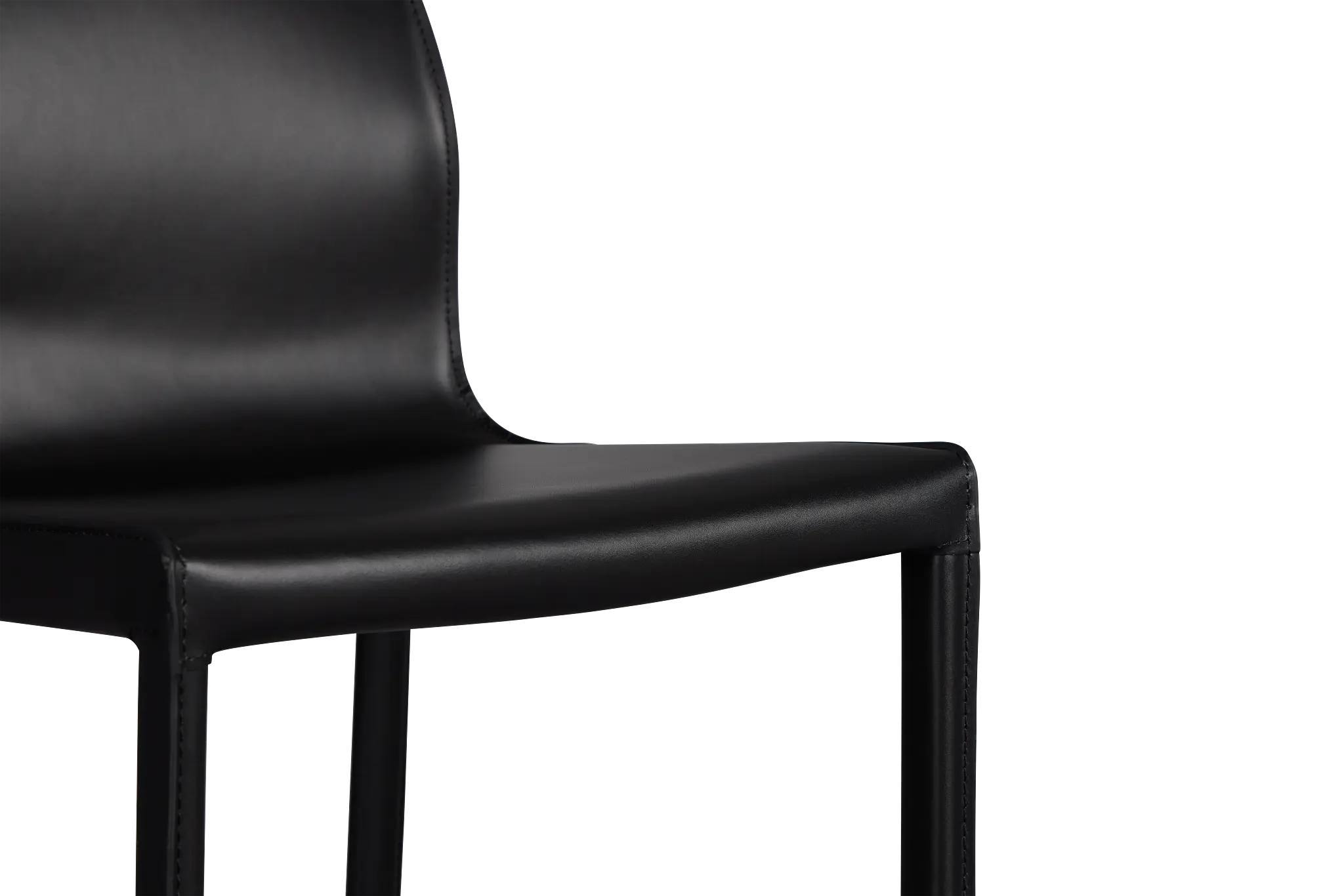 Lugo Black Upholstered Side Chair Lugo Black Upholstered Side Chair