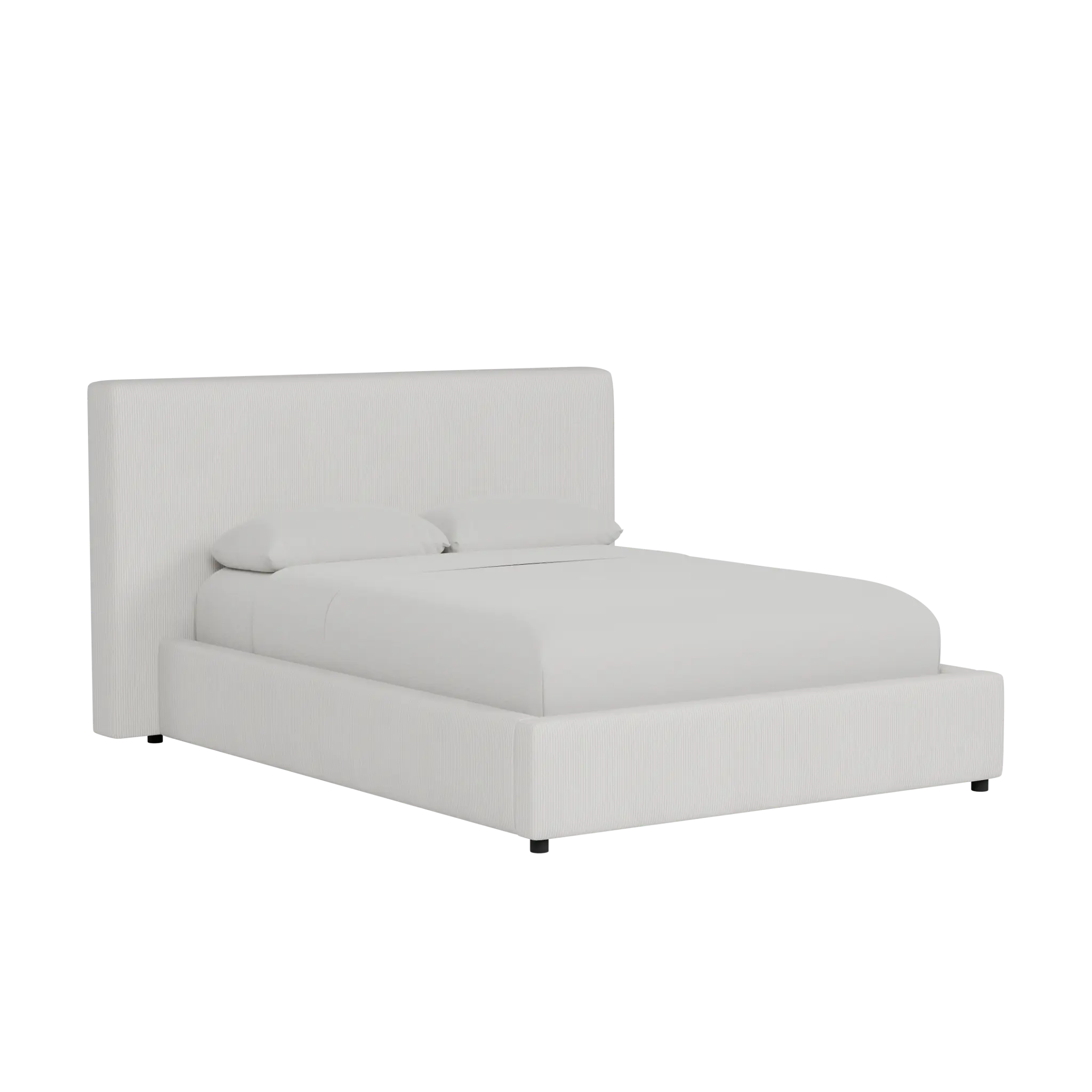 Grayton Lucy Light Beige 44" Upholstered Platform Bed Grayton Lucy Light Beige 44" Upholstered Platform Bed