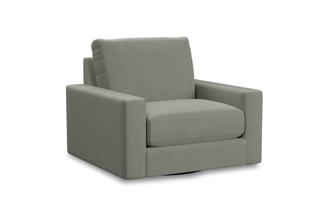 Edgewater Delray Pewter Swivel Chair Edgewater Delray Pewter Swivel Chair