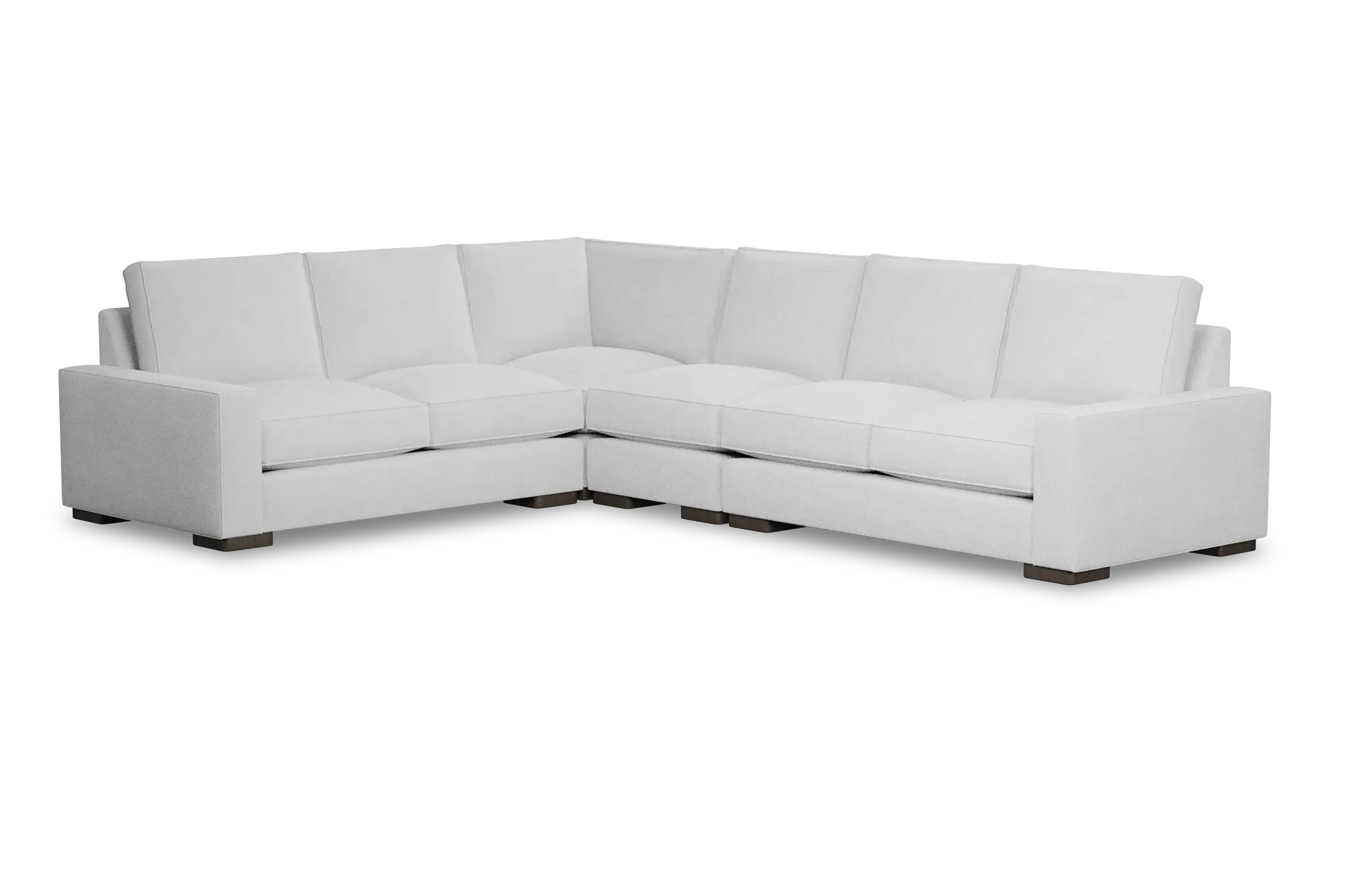 Edgewater Suave White Medium Two-arm Sectional Edgewater Suave White Medium Two-arm Sectional
