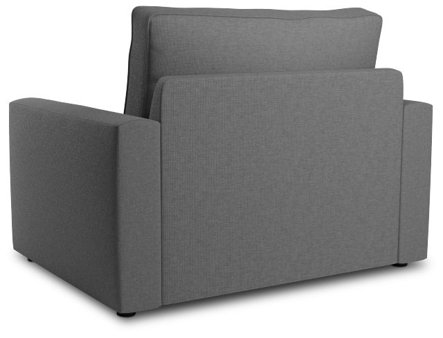 Siesta Suave Gray Fabric Memory Foam Sleeper