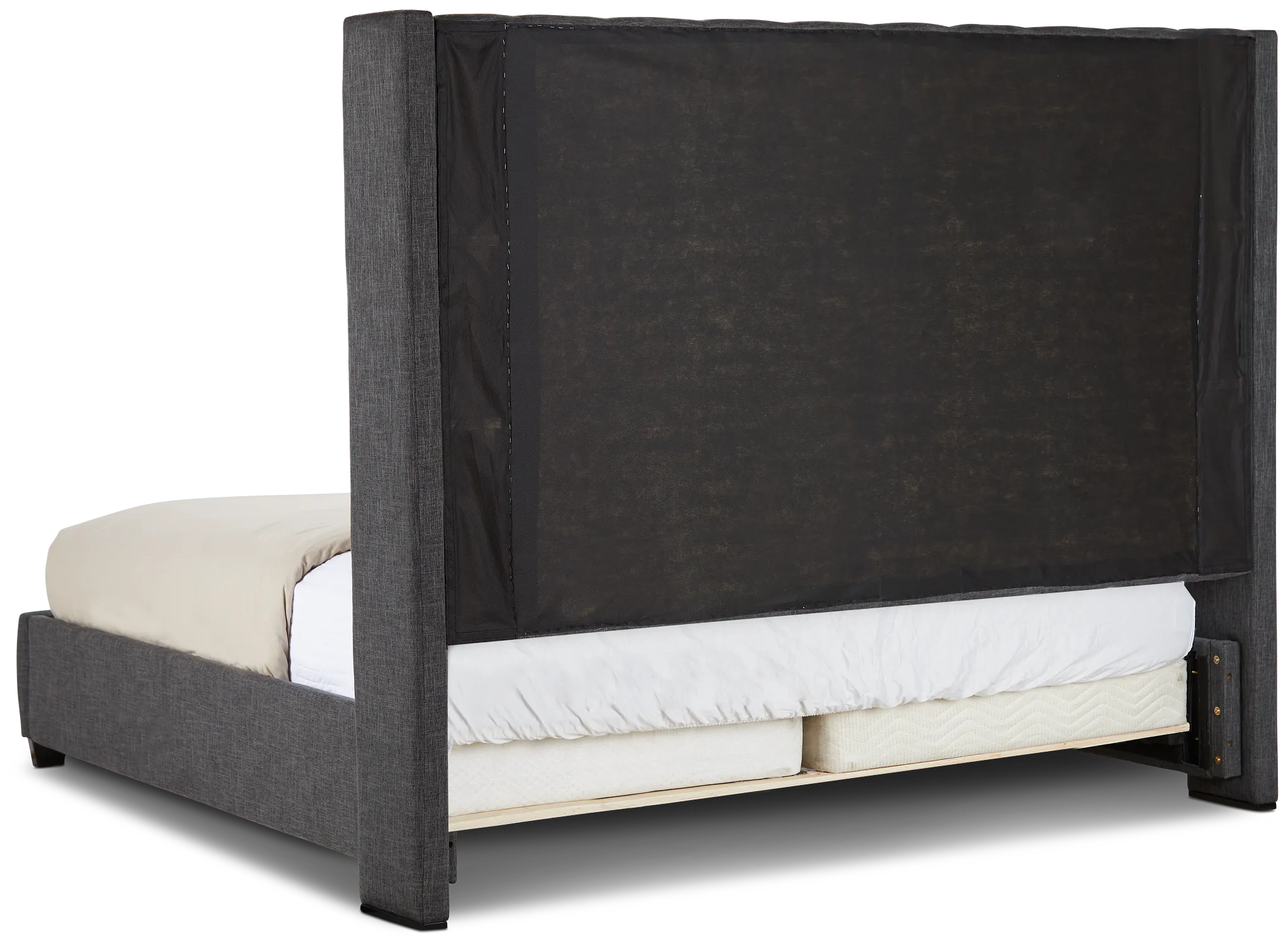 Chatham Dark Gray High Platform Bed