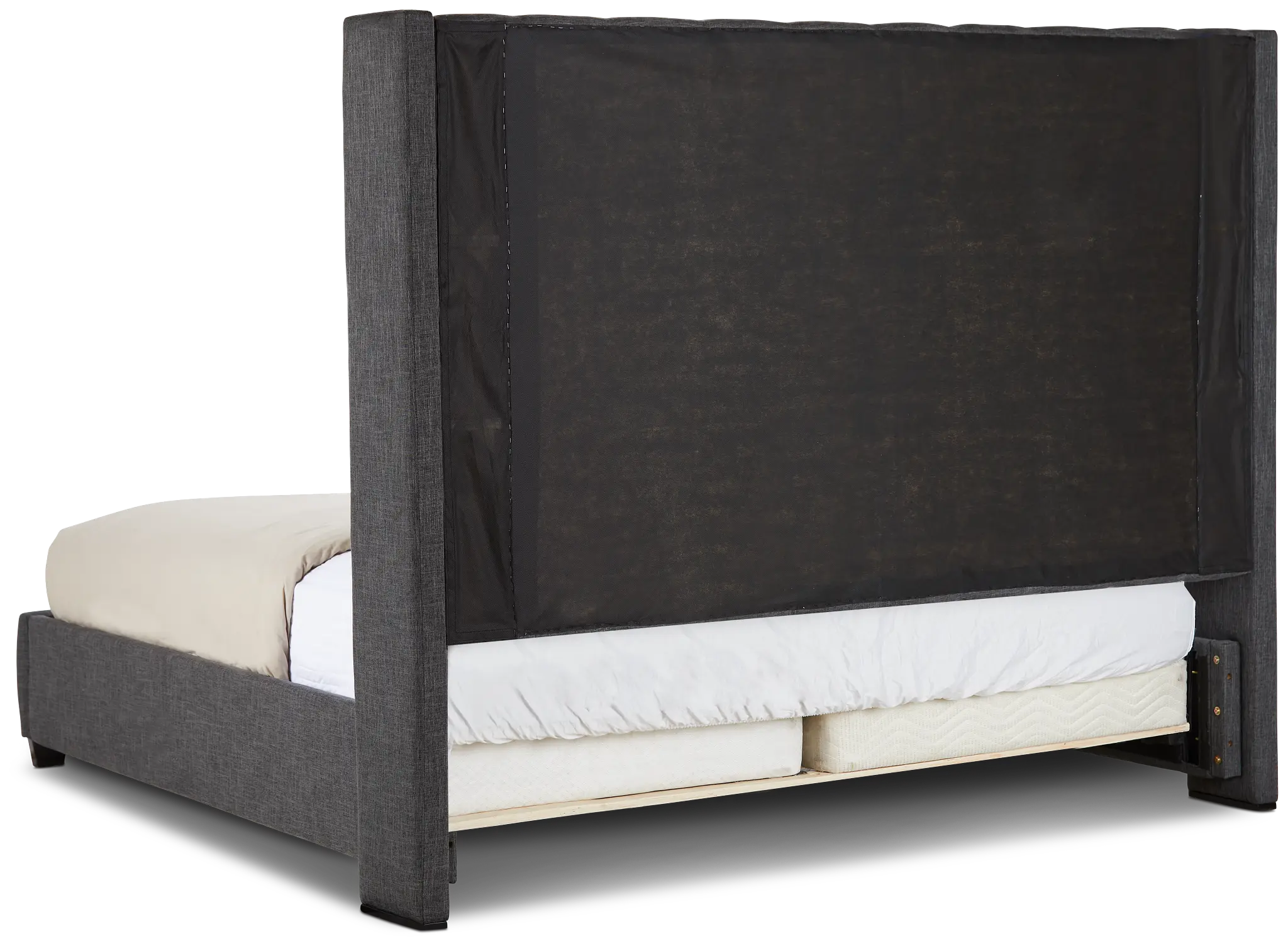 Chatham Dark Gray High Platform Bed Chatham Dark Gray High Platform Bed