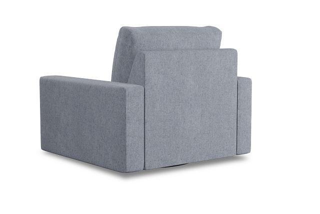 Edgewater Elevation Gray Swivel Chair
