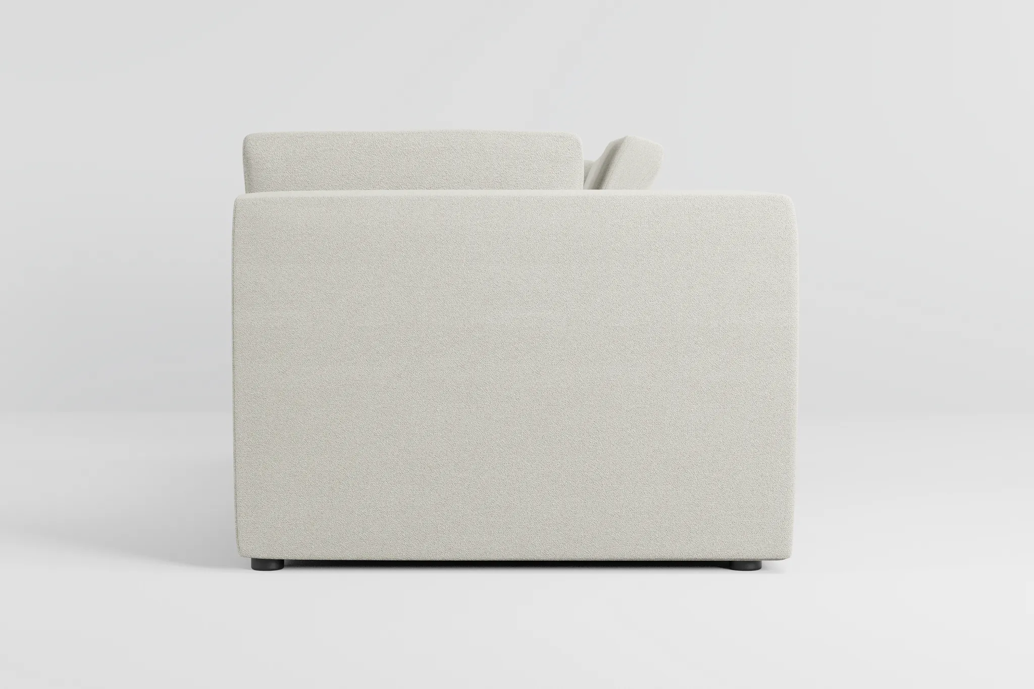 Destin Elite Ivory Fabric 2-piece Modular Sofa