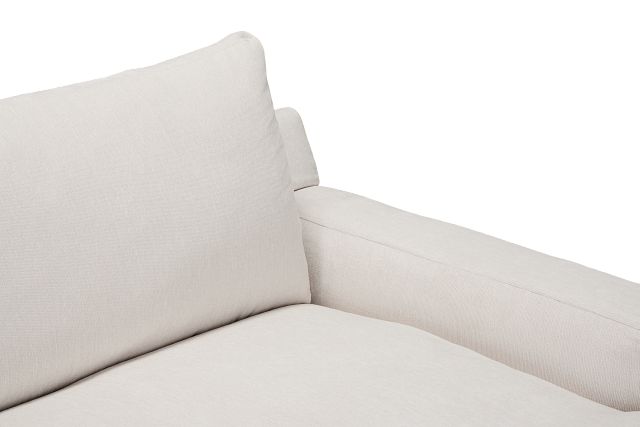 Stella Ivory Fabric Small Right Chaise Sectional