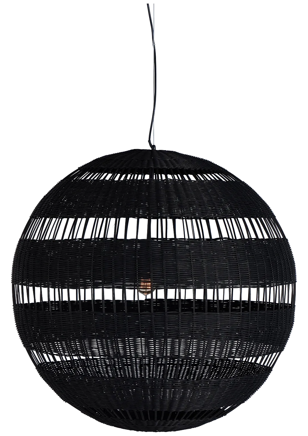 Sasha Black Large Pendant