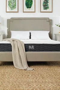 Whitney Light Gray Uph Platform Bed