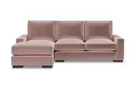 Edgewater Joya Light Pink Left Chaise Sectional