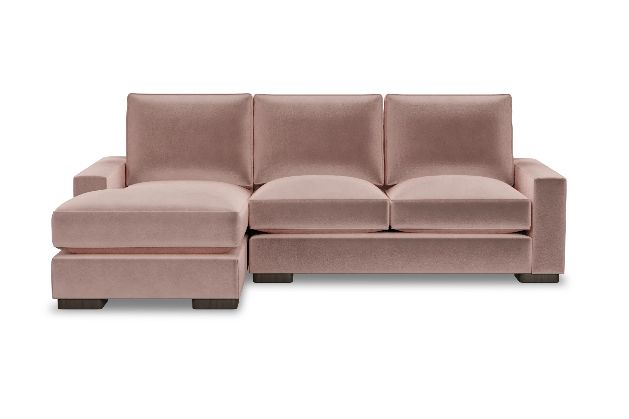 Edgewater Joya Light Pink Left Chaise Sectional