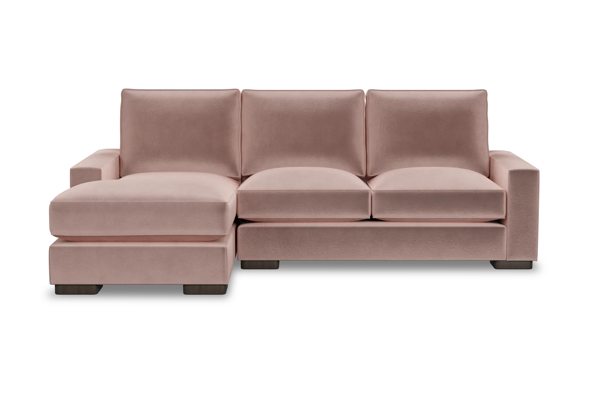 Edgewater Joya Light Pink Left Chaise Sectional Edgewater Joya Light Pink Left Chaise Sectional