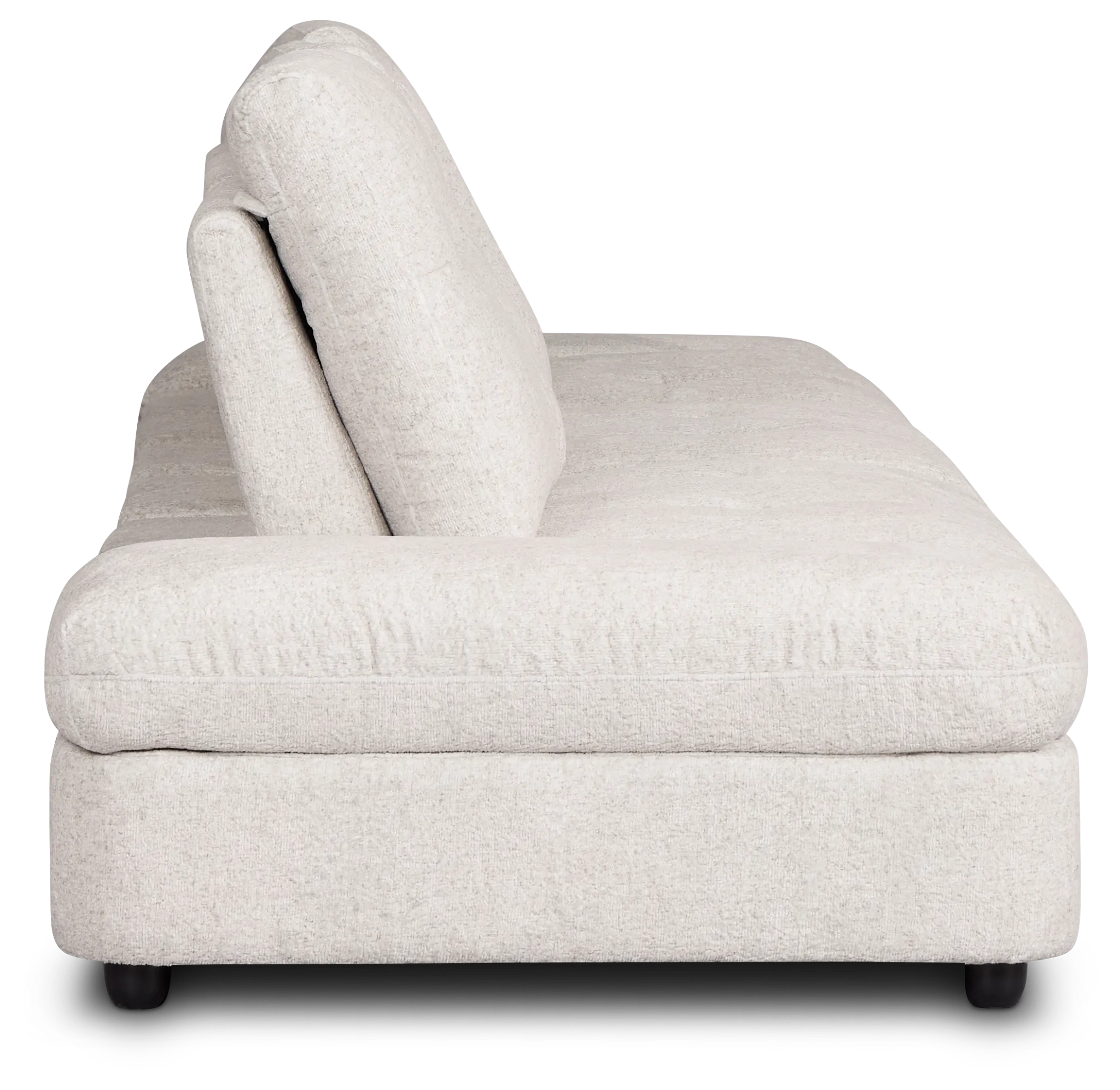 Mila Light Beige Fabric 3-piece Modular Power Sofa