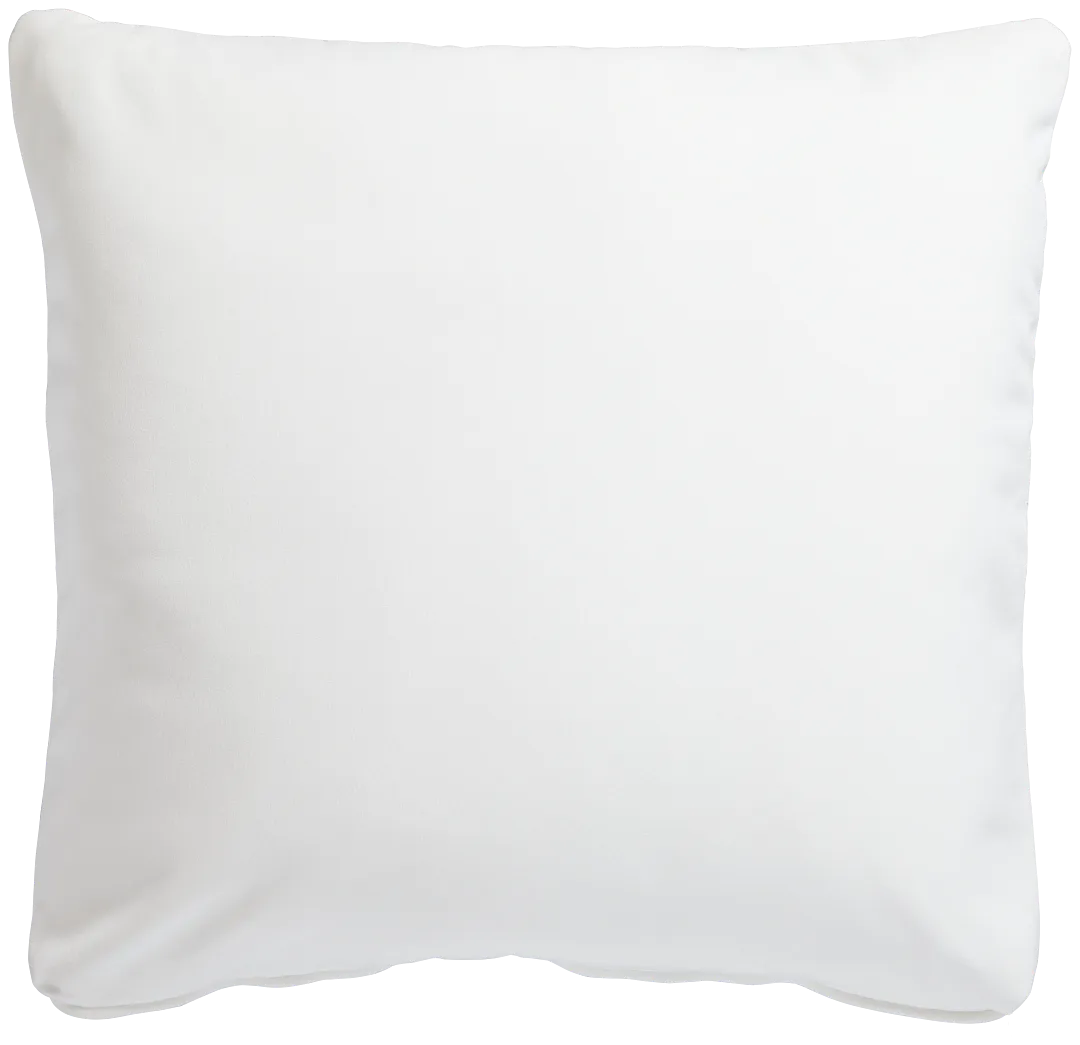 Reign White 20" Accent Pillow