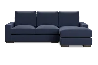 Edgewater Peyton Dark Blue Right Chaise Sectional
