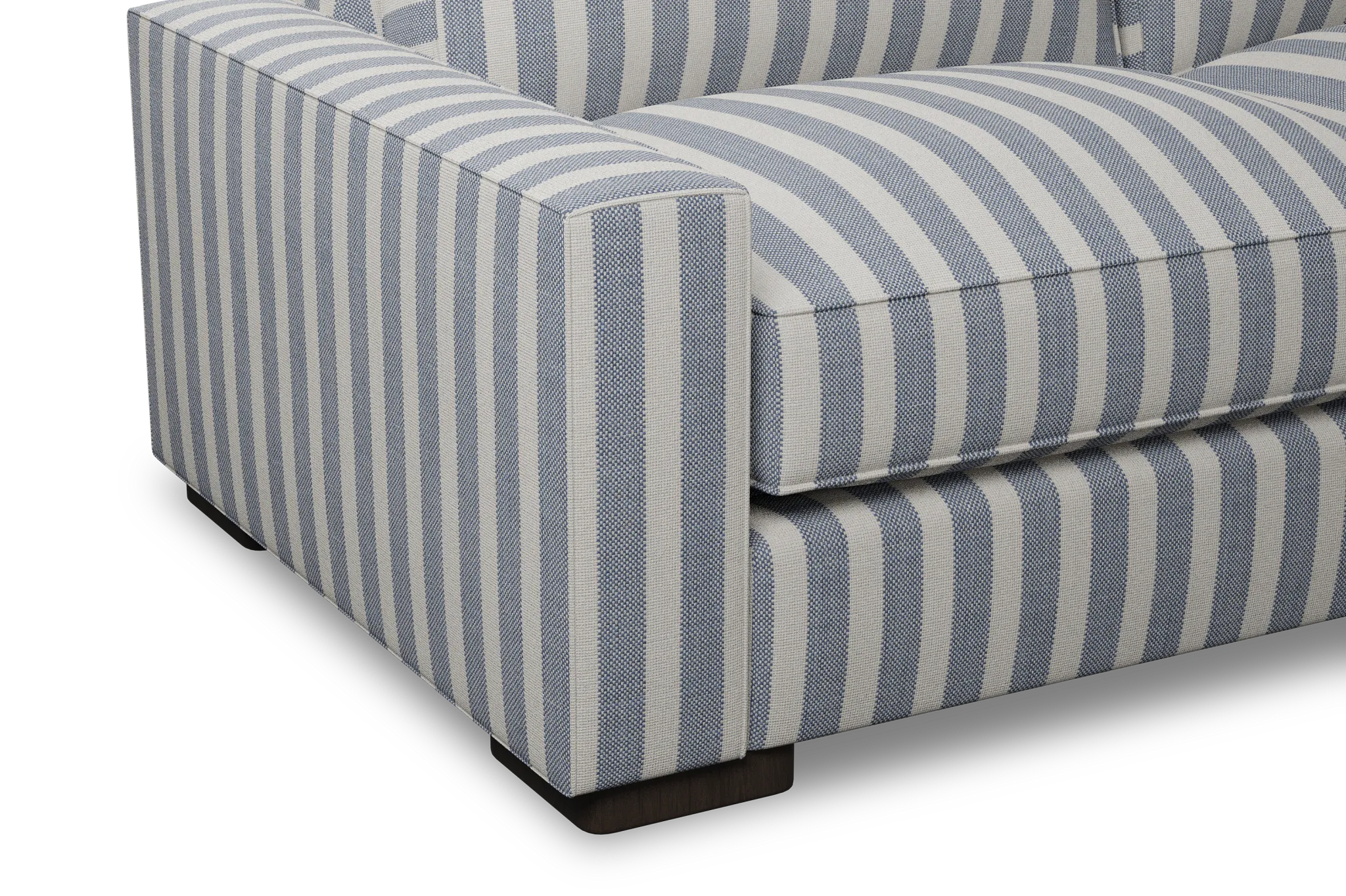 Edgewater Sea Lane Dark Blue 84" Sofa W/ 2 Cushions