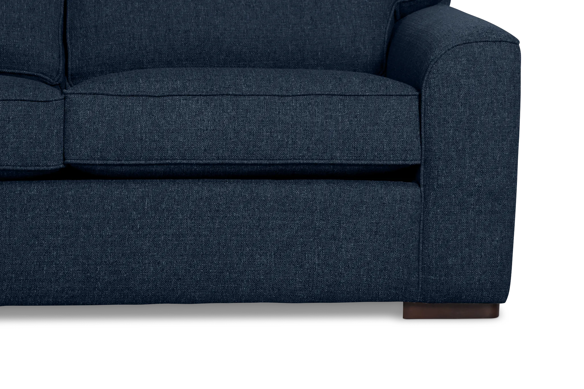Sinclair Dark Blue Fabric Cooling Memory Foam Sleeper