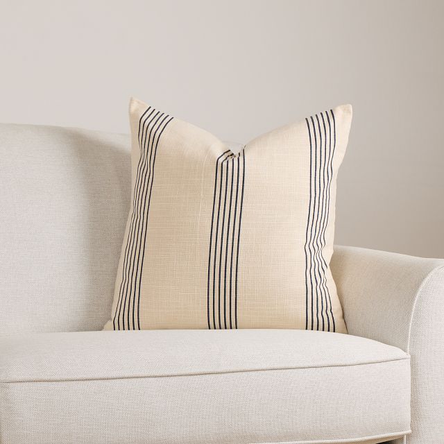 Oshani Ivory 24" Square Accent Pillow