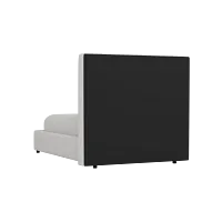Grayton Delray Pewter 54" Upholstered Platform Bed