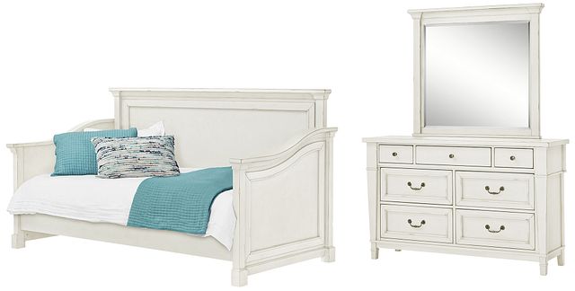Stoney White Daybed Bedroom