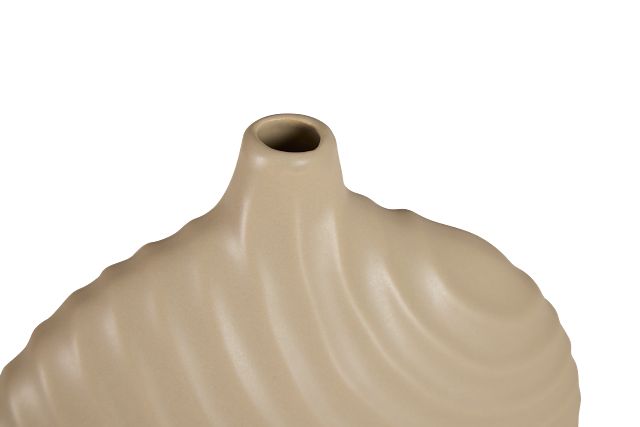Cally Beige Small Vase