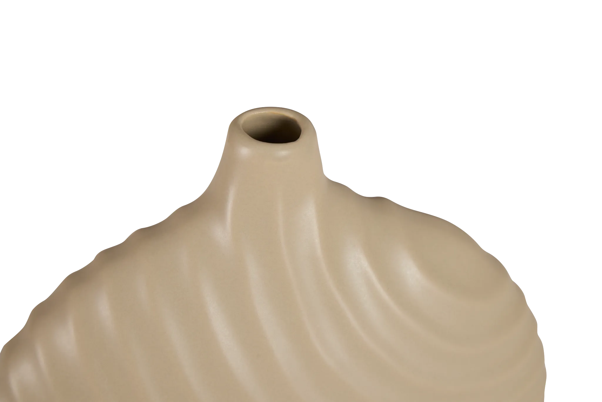 Cally Beige Small Vase