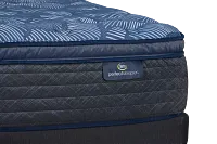 Serta Perfect Sleeper Cobalt Calm Plush Low-profile Mattress Set