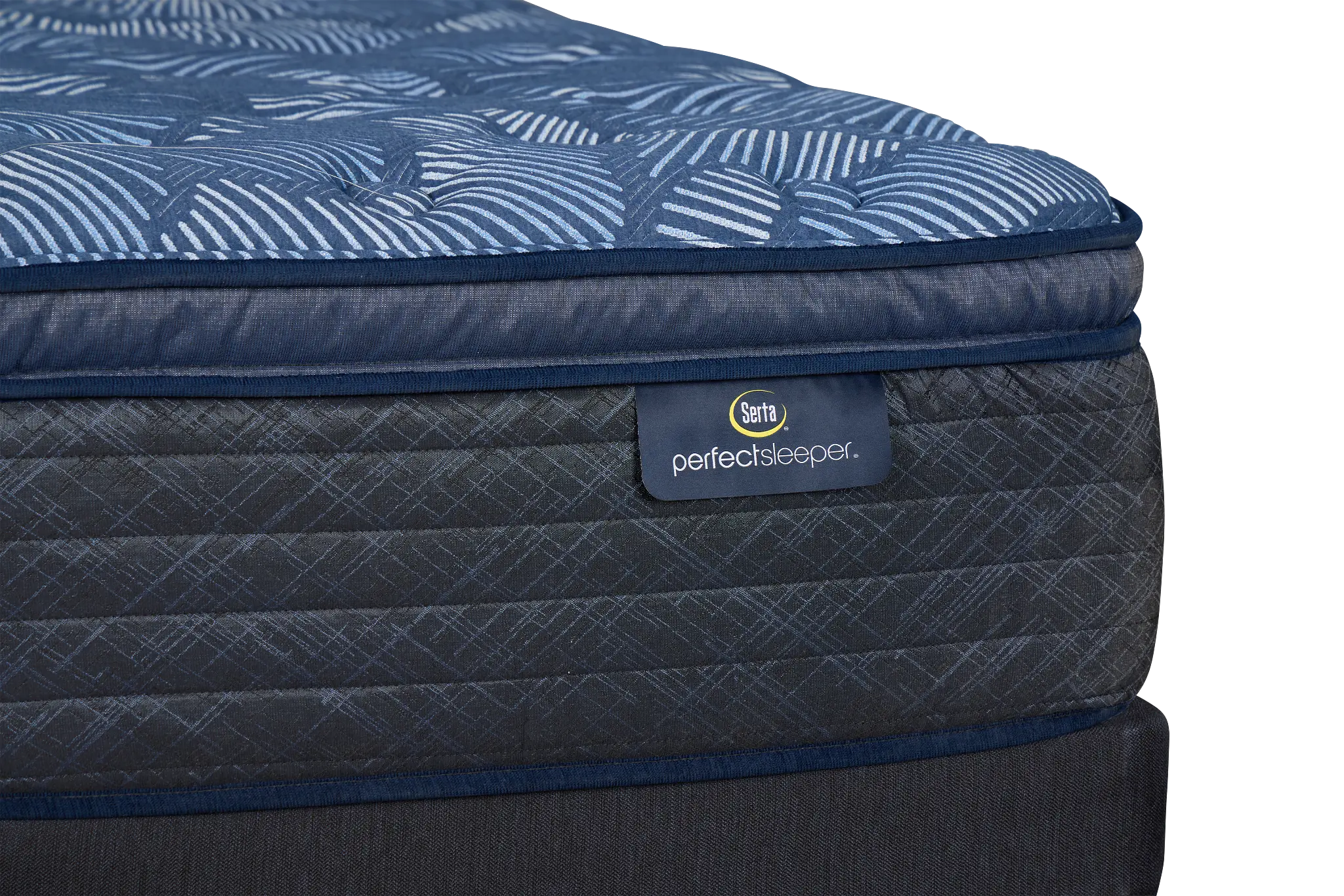 Serta Perfect Sleeper Cobalt Calm Plush Low-profile Mattress Set Serta Perfect Sleeper Cobalt Calm Plush Low-profile Mattress Set