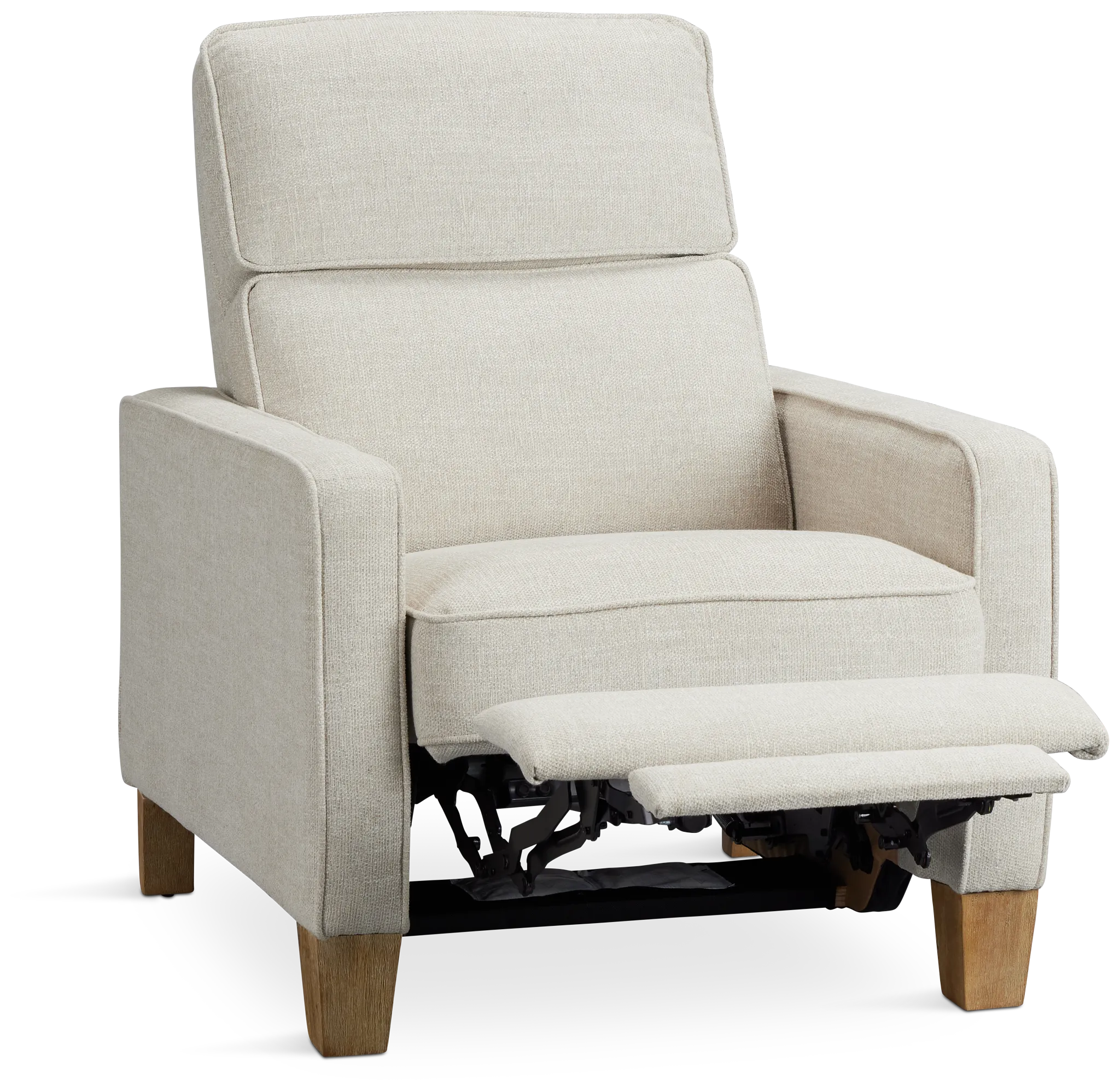 Bayside Light Beige Fabric Power Recliner