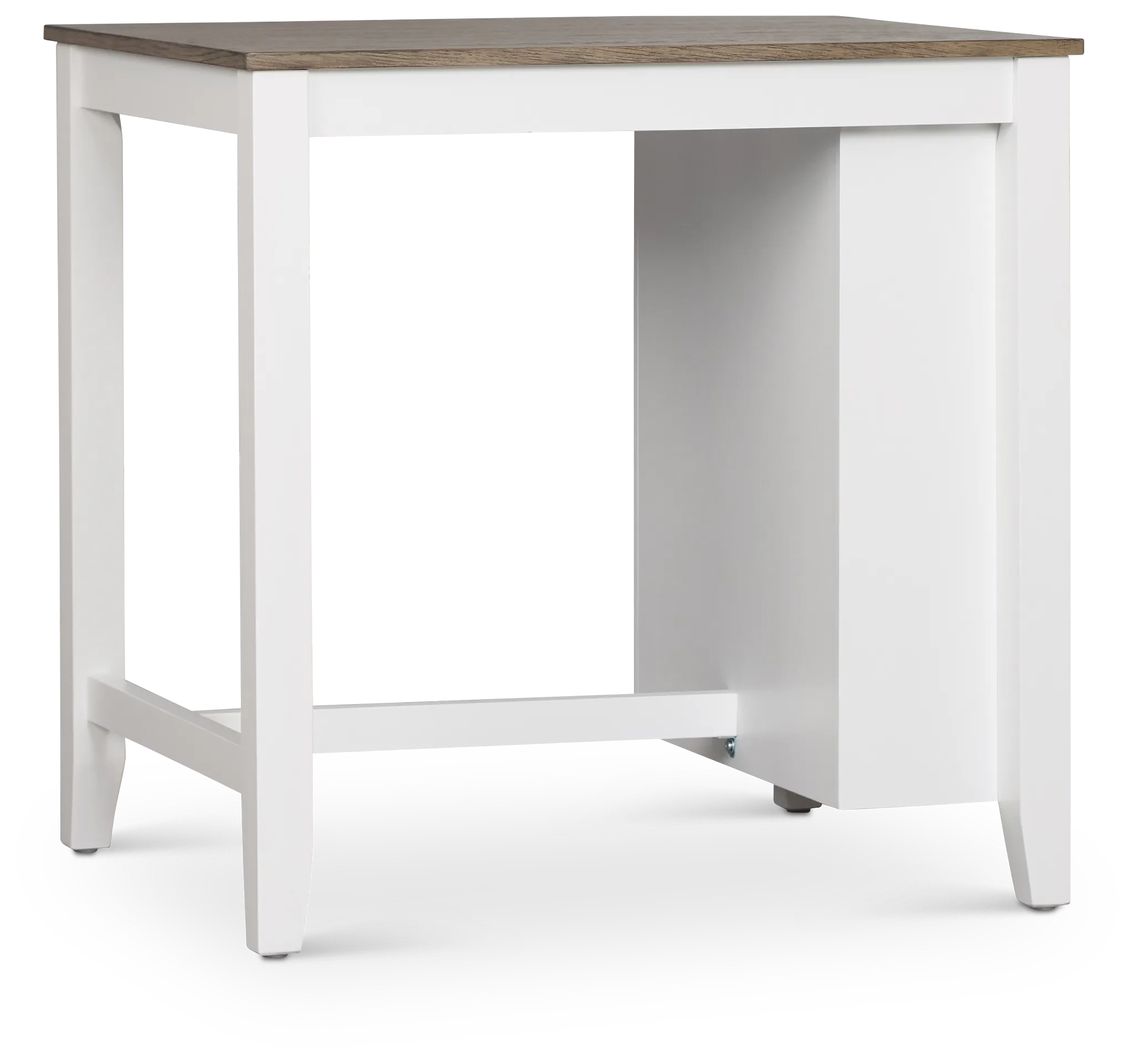 Edgartown Two-tone Storage High Dining Table