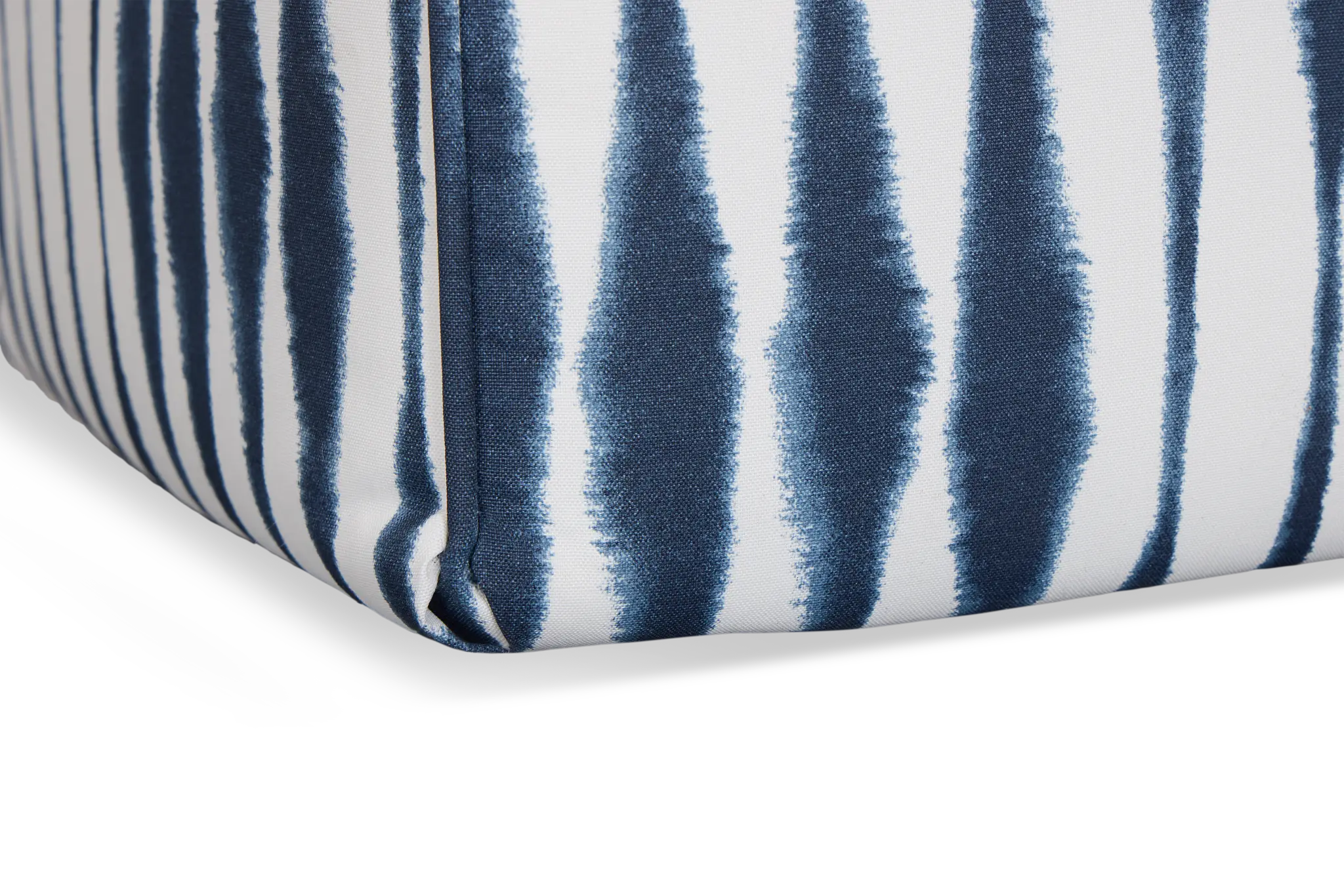 Salix Navy Fabric Accent Pouf Salix Navy Fabric Accent Pouf