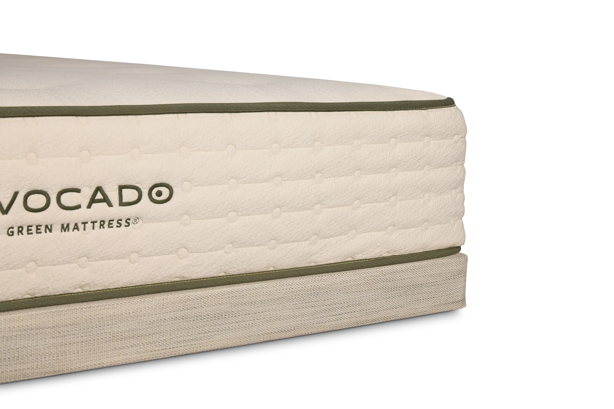 Avocado Green Firm Low-profile Mattress Set