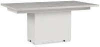 Modena White Rectangular Table